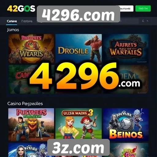 4296.com | Principais jogos disponíveis em 4296.com